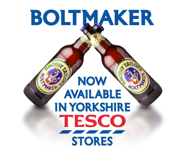 Boltmaker Now Available in Tesco Stores Across Yorkshire