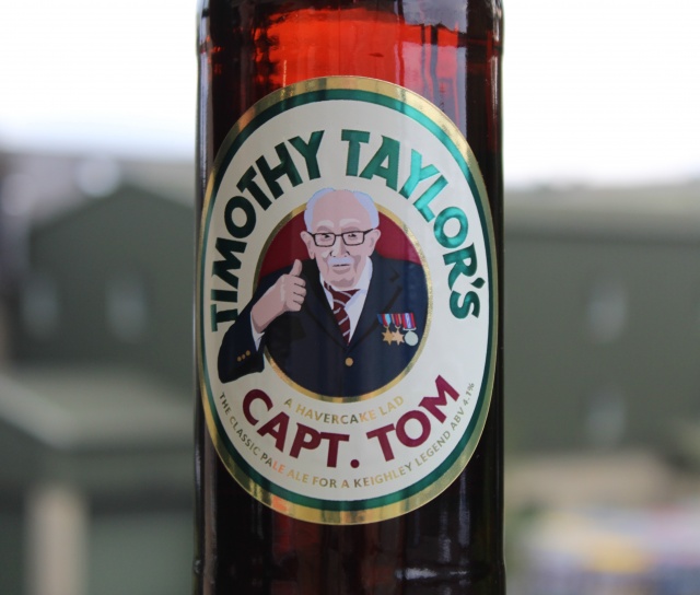 Timothy Taylor’s Salutes Captain Sir Tom Moore with His Own Specially Designed Landlord Bottles