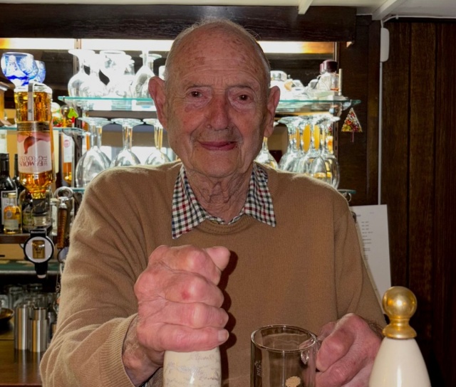 Britain’s Oldest Landlord: Frank Collins, Still Pouring Pints at 96